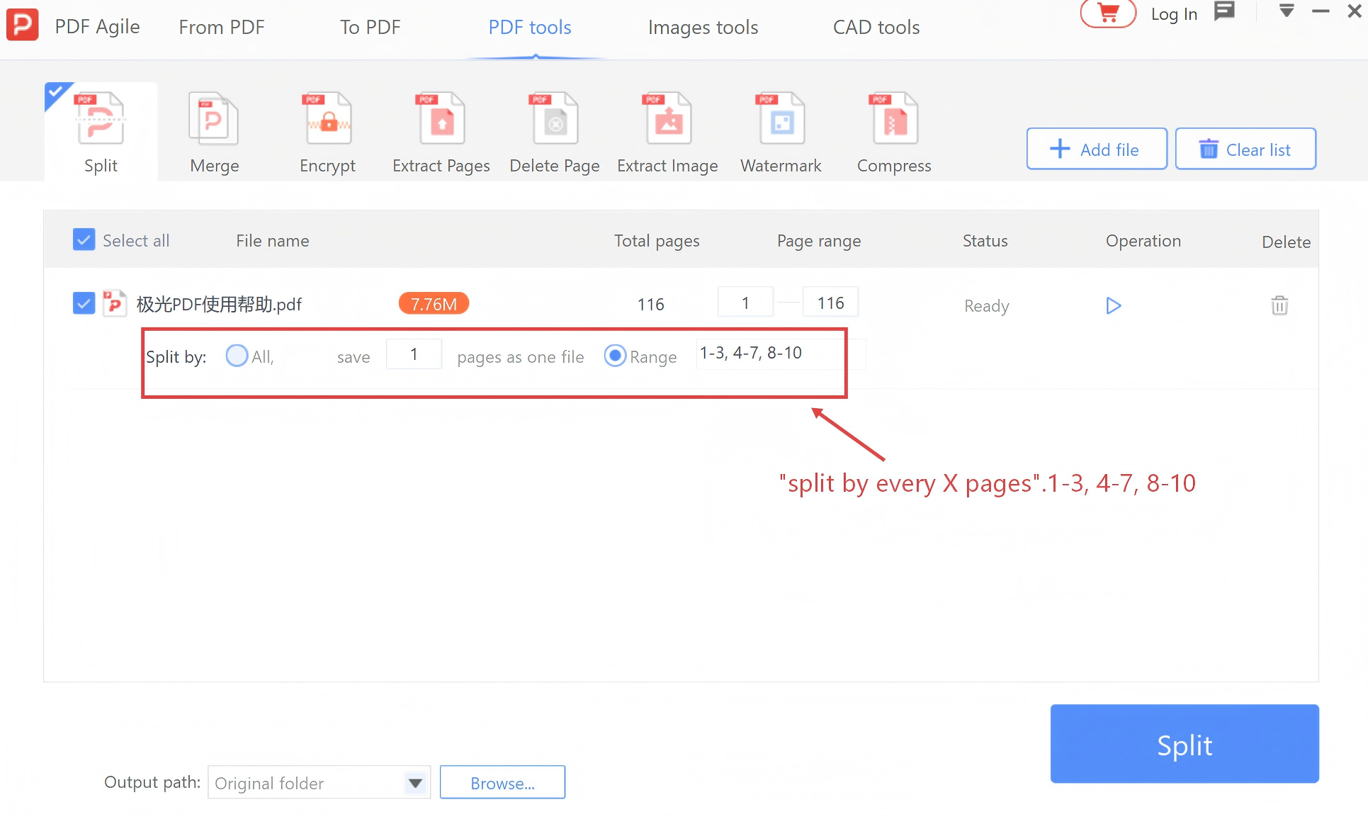Step 4: Specify splitting criteria ranges